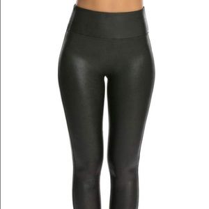 XS Spanx faux leather leggings